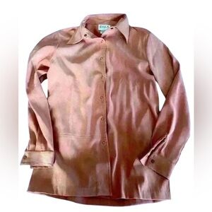 Jessica button down blouse  pink size 6-8